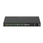 NETGEAR M4250-26G4XF-PoE+ Managed L2/L3 Gigabit Ethernet (10/100/1000) Power over Ethernet (PoE) 1U Black
