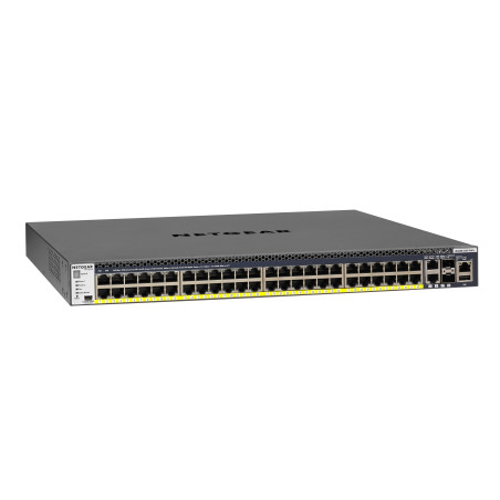 NETGEAR M4300-52G-PoE+ 550W PSU Managed L2/L3/L4 Gigabit Ethernet (10/100/1000) Power over Ethernet (PoE) 1U Black
