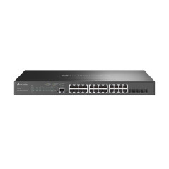 TP-Link Omada SG3428MP network switch Managed L2+ Gigabit Ethernet (10 100 1000) Power over Ethernet (PoE) 1U Black