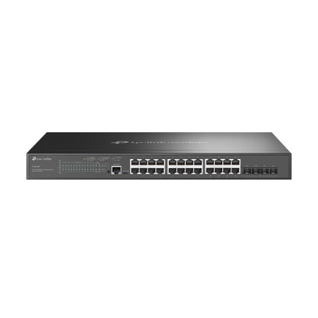 TP-Link Omada SG3428MP network switch Managed L2+ Gigabit Ethernet (10 100 1000) Power over Ethernet (PoE) 1U Black