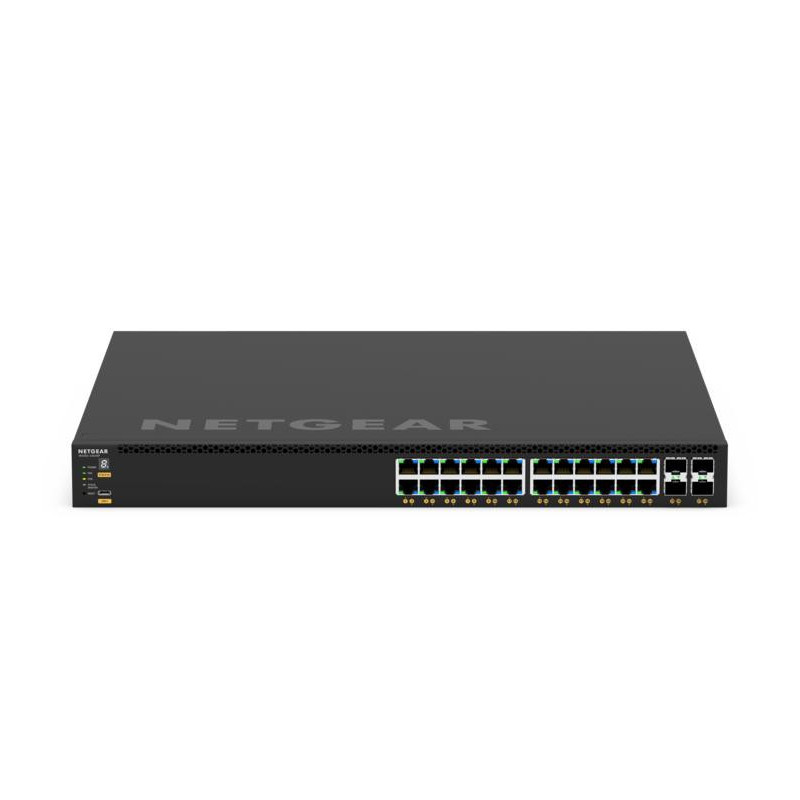 NETGEAR GSM4328-100AJS Gestito L3 Gigabit Ethernet (10/100/1000) Supporto Power over Ethernet (PoE) 1U Nero NETGEAR GSM4328-100AJS Gestito L3 Gigabit Ethernet (10/100/1000) Supporto Power over Ethernet (PoE) 1U Nero