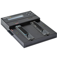 StarTech.com Duplicatore SSD HDD M.2 SATA e M.2 Nvme - Clonatore Eraser per dischi SSD Nvme M.2 PCIe AHCI - M.2 SATA -
