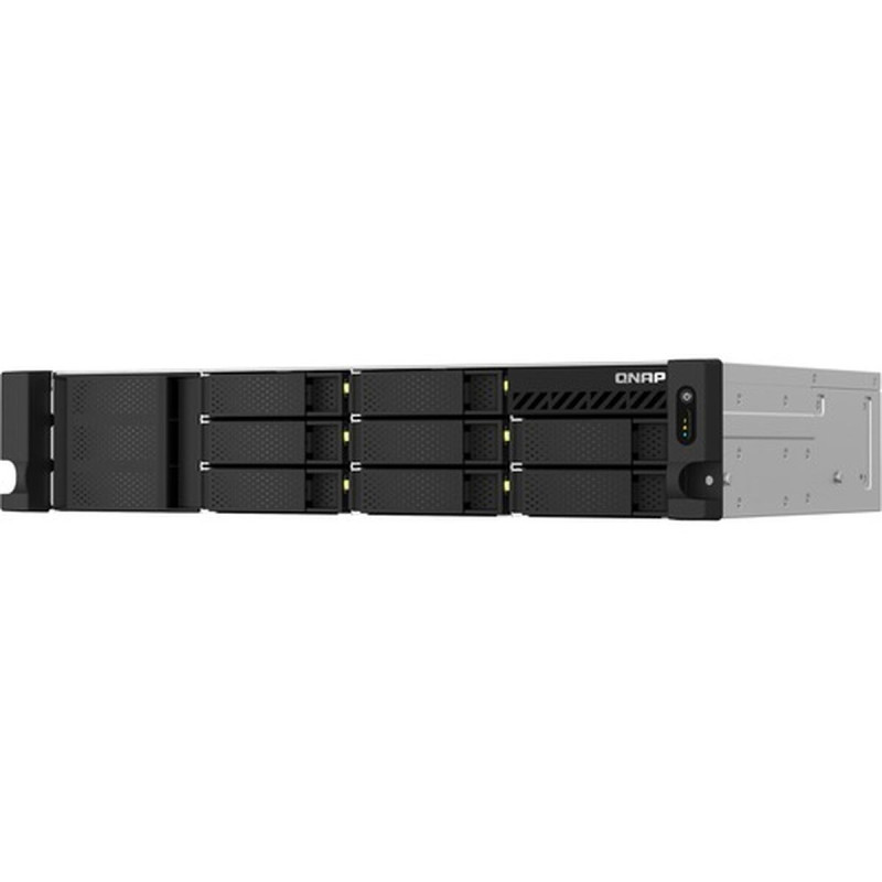 QNAP TS-864EU-RP-8G NAS/storage server Rack (2U) Intel® Celeron® N5095 8 GB DDR4 0 TB QNAP Turbo System Black