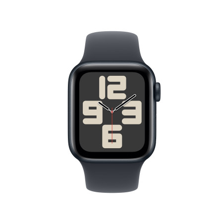 APPLE WATCH SE 40MM GPS MIGNIGHT ALUMINIUM CASE WITH SPORT BAND S/M MXE73QL/A
