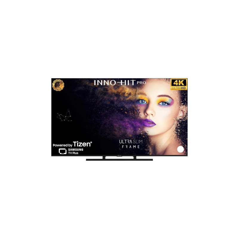 INNO-HIT 65" TIZEN 4K UHD BORDERLESS ORIGINAL SAMSUNG REMOTE VOCAL ASSISTANT IH65UHTZN