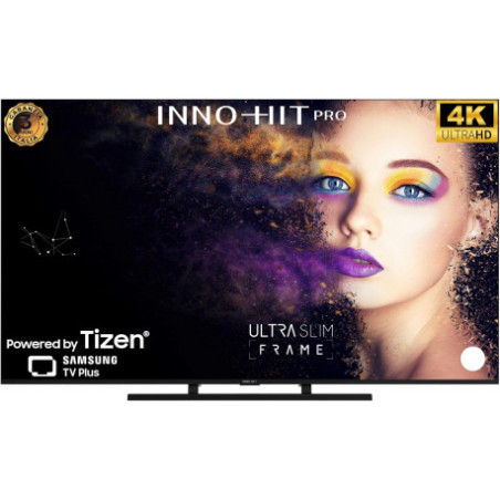 INNO-HIT 65" TIZEN 4K UHD BORDERLESS ORIGINAL SAMSUNG REMOTE VOCAL ASSISTANT IH65UHTZN