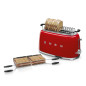 SMEG TOASTER 2X4 50'S STYLE TSF02RDEU