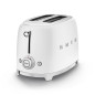 SMEG TOASTER 2X2 50' STYLE MATT WHITE TSF01WHMEU