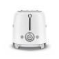 SMEG TOASTER 2X2 50' STYLE MATT WHITE TSF01WHMEU