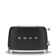 SMEG TOASTER 2X2 50'STYLE MATT BLACK TSF01BLMEU
