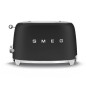 SMEG TOASTER 2X2 50'STYLE MATT BLACK TSF01BLMEU