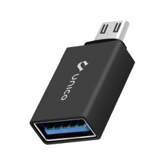 ADAPTADOR UNICO MICRO USB3.0 METAL NEGRO