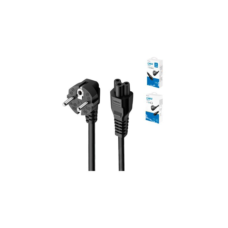 CABLE DE ALIMENTCIÓN UNICO DE COLA DE FLOR 1.5M