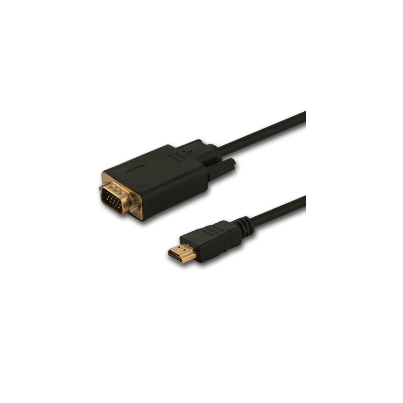 CABLE HDMI A VGA 1.8M SAVIO CL-103 M/M