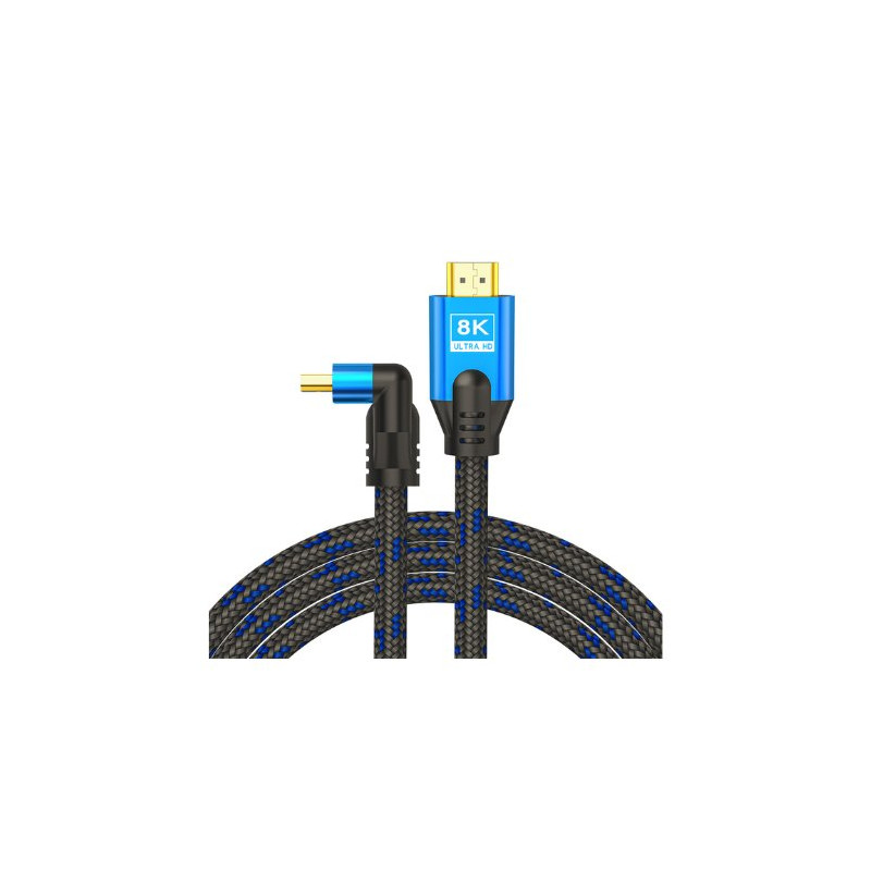 CABLE HDMI 2.1 (M) ANGULAR 8K SAVIO CL-148 3M