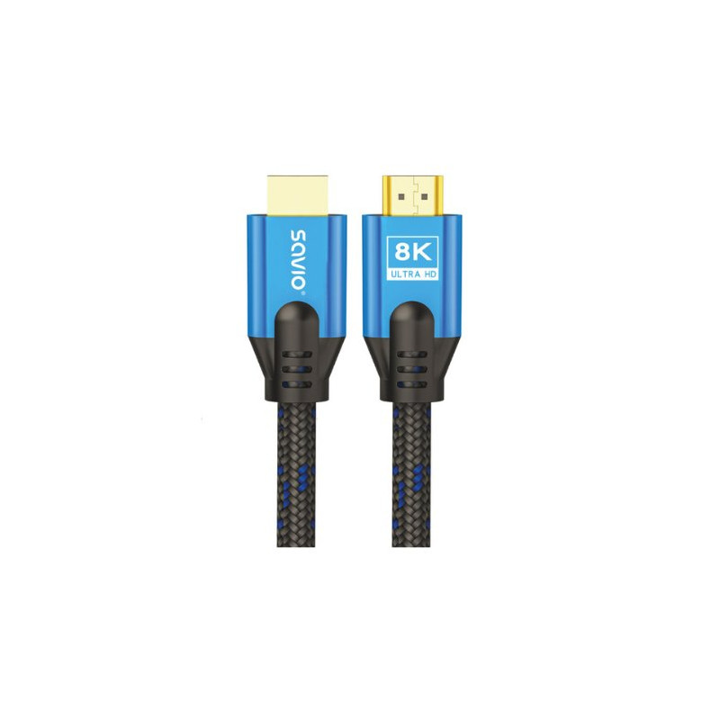 CABLE HDMI 2.1 (M) TRENZADO 8K SAVIO CL-169 5M