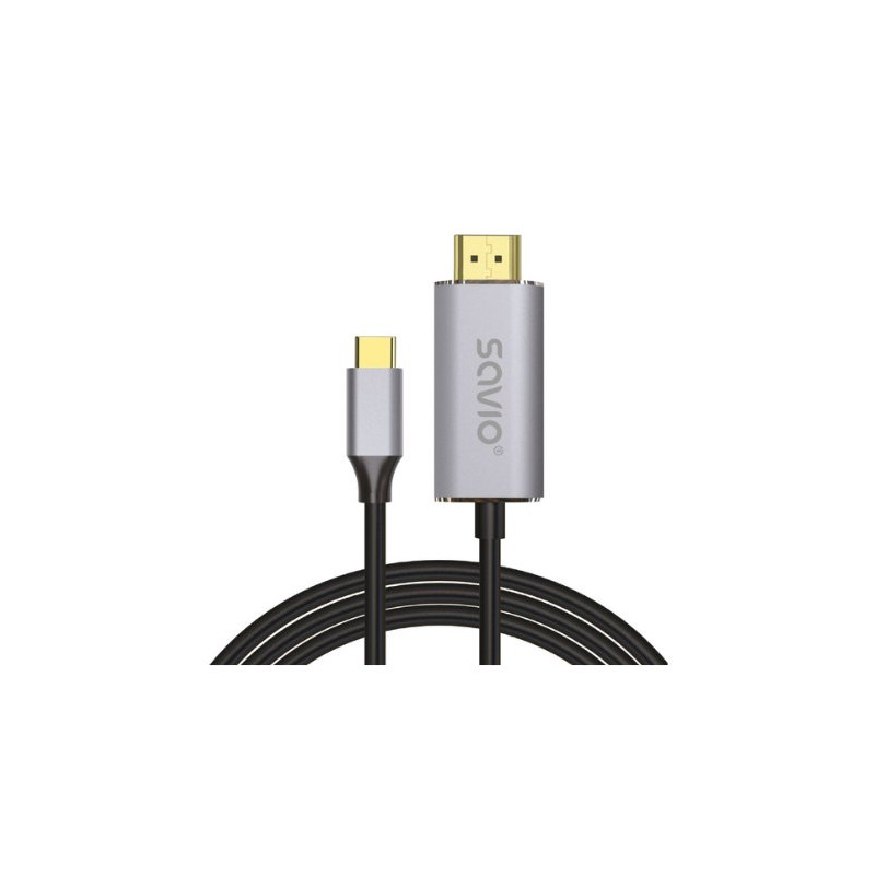 CABLE USB-C A HDMI 2.0 4K 2M SAVIO CL-171
