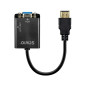 ADAP HDMI (M) - VGA (H) + MINI JACK 3.5 MM SAVIO