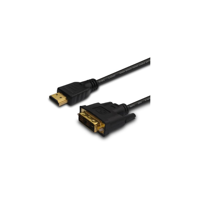 CABLE HDMI TO DVI 18+1 1.5M SAVIO CL-10 M/M