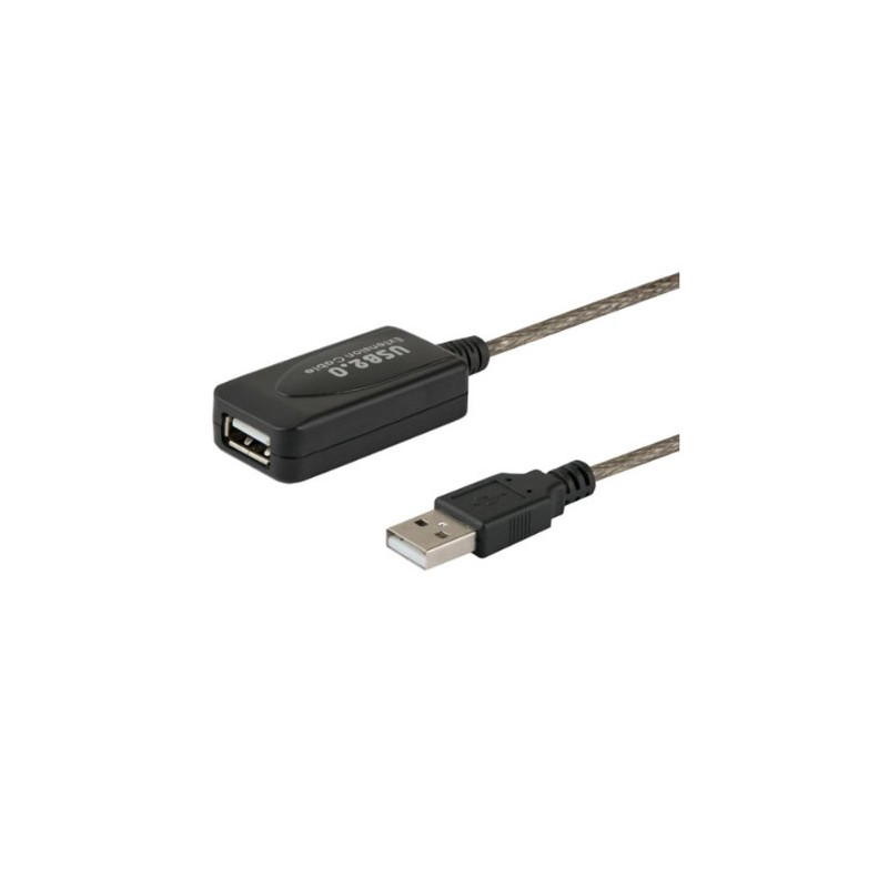 CABLE ALARGADOR PUERTO USB 2.0 5M NEGRO SAVIO