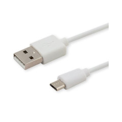 USB 2.0 TO MICRO USB CABLE 1M BLANCO SAVIO CL-123