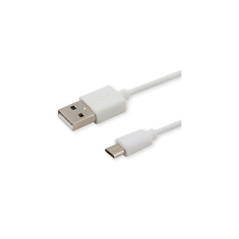 USB 2.0 TO MICRO USB CABLE 1M BLANCO SAVIO CL-123