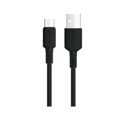 CABLE UNICO CB1787 USB-A TO USB-C BLACK