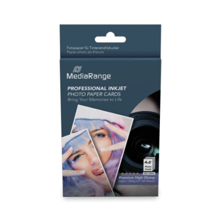 PAPEL FOTOGRAPHIC MEDIARANGE MRINK104 A5 BRILLO