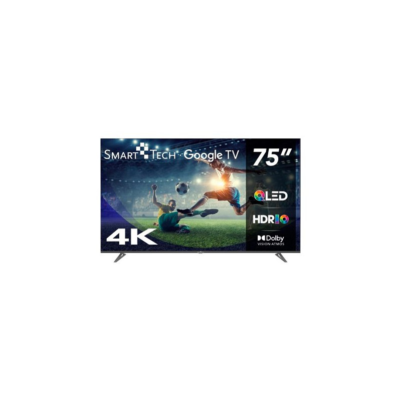 TELEVISIÓN QLED SMART TECH UHD 75   75QG03H GOOGLE TV