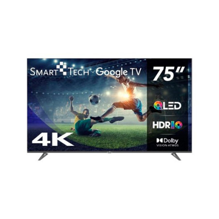 TELEVISIÓN QLED SMART TECH UHD 75 75QG03H GOOGLE TV