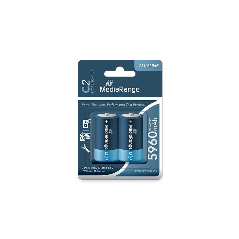 PILAS ALCALINAS MEDIARANGE BABY-C