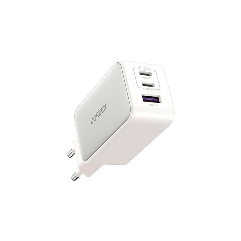 CARGADOR UGREEN NEXODE GAN 65W WHITE CARGADOR UGREEN NEXODE GAN 65W WHITE