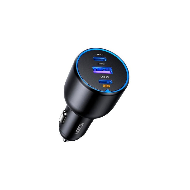 CARGADOR COCHE UGREEN 130W 2XUSB-C PD+USB-A