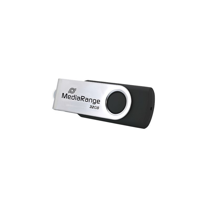 PENDRIVE 32GB USB-C 3.2 MEDIARANGE SILVER-BLACK