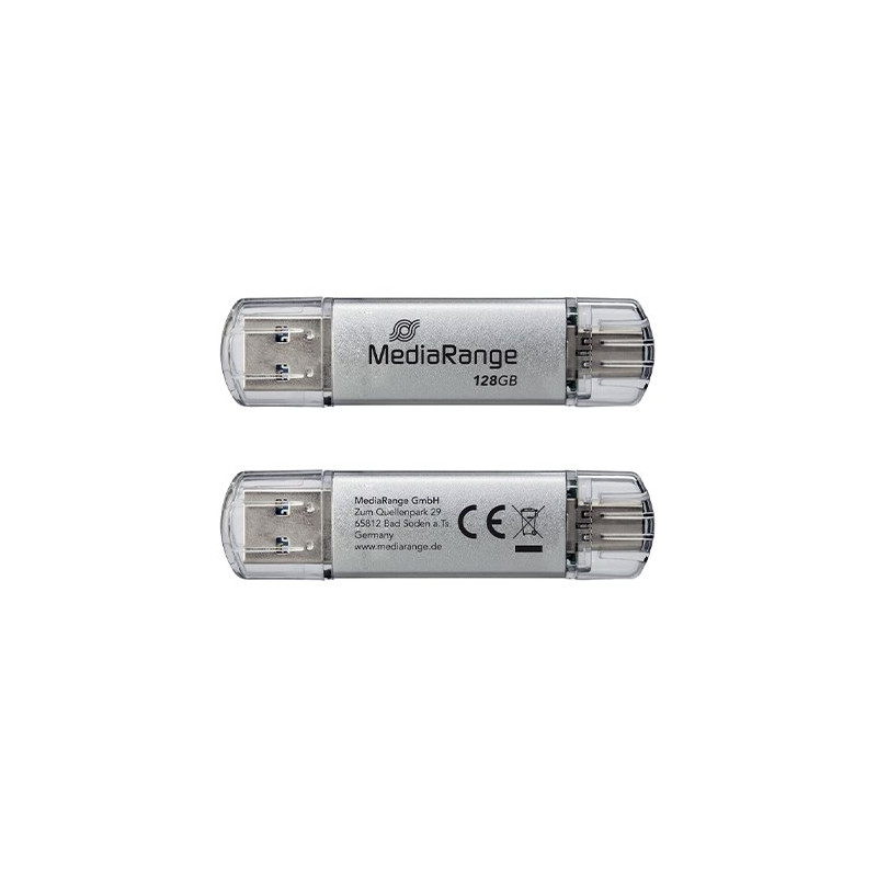 PENDRIVE COMBO 128GB USB 3.2 MEDIARANGE HIGH P.