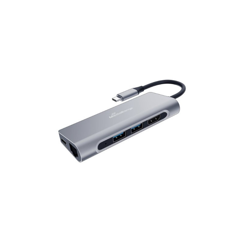HUB MEDIARANGE USB-C 7EN1