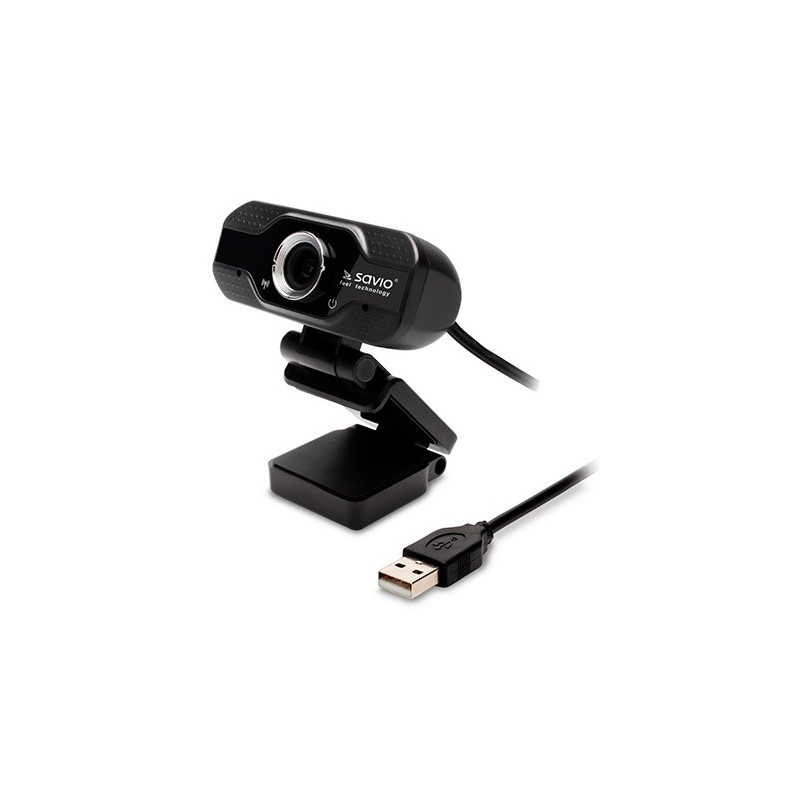 FULL HD USB-A WEBCAM NEGRO SAVIO AK-01