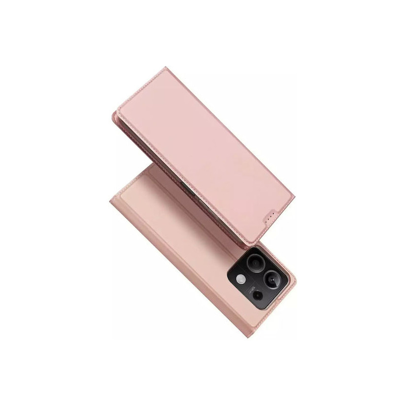 DUX DUCIS SKIN PRO CASE WITH FLAP AND CARD SLOT - XIAOMI REDMI NOTE 13 5G - PINK