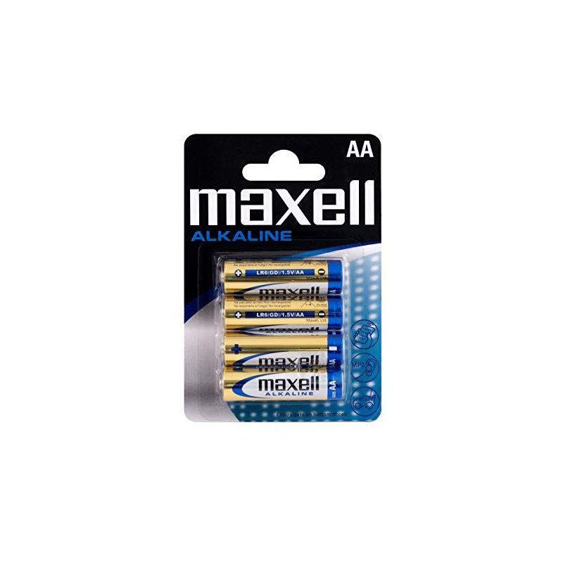 MAXELL ALKALINE LR-6 AA 4DB
