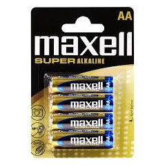 MAXELL ALKALINE SUPER LR-6 AA 4DB