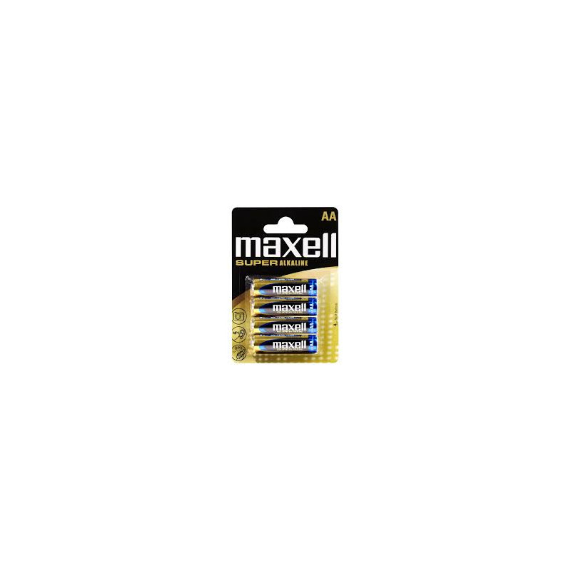 MAXELL ALKALINE SUPER LR-6 AA 4DB