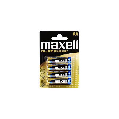 MAXELL ALKALINE SUPER LR-6 AA 4DB