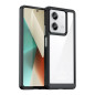 OUTER SPACE CASE WITH GEL FRAME - XIAOMI REDMI NOTE 13 PRO+ - BLACK