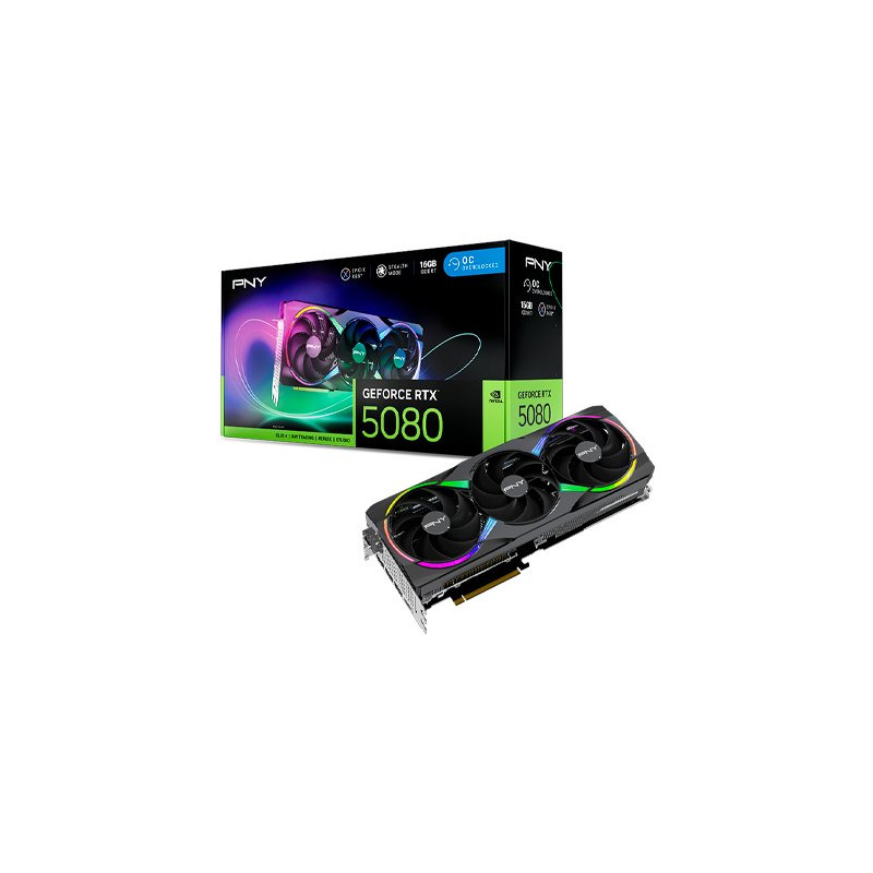 TARJETA GRÁFICA PNY RTX 5080 16GB OVERLOCKED