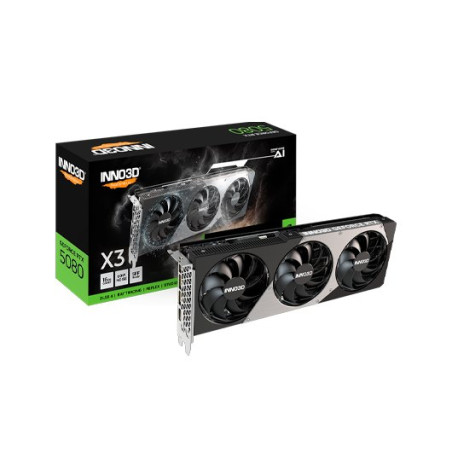 TARJETA GRÁFICA INNO3D RTX 5080 X3 GAMING OC 16GB