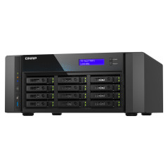 Memorizzazione in Rete NAS Qnap TS-H1277AFX-R7-32G Nero