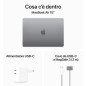 MACBOOK AIR 15 M3 8GB/256GB SPGRY 8CORE 10 GPU SPACE GREY