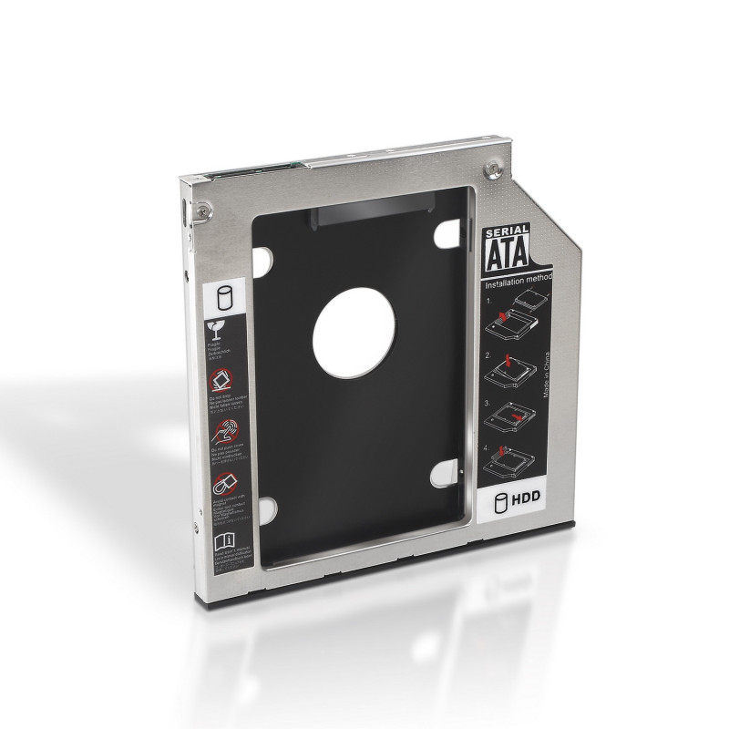 ADAPTADOR BAHÍA RW PORTÁTIL A SSD 2.5 AISENS 9.5MM