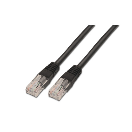 AISENS A135-0257 networking cable Black 19.7" (0.5 m) Cat6 U UTP (UTP)