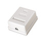 ROSETA SUPERFICIE 1XRJ45 CAT 5 AISENS BLANCO